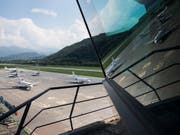 Seit dem Grounding der Airline Darwin steckt der Flughafen Lugano-Agno in grossen Schwierigkeiten. (Bild: KEYSTONE/TI-PRESS/ALESSANDRO CRINARI)