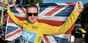 Die Diskussionen um den früheren Tour-de-France-Sieger Bradley Wiggins sind unter Umständen noch nicht ausgestanden. (Nicolas Bouvy/EPA, Paris, 22. Juli 2012)