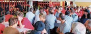 Ausbildungschefin Corinne Epple stellte das Ausbildungsschema vor. Bild: Marco Köppel