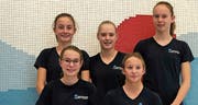 Erfolgreiches Team: (hinten v.l.) Katharina Hibbeln, Tanja Auer, Larissa D’Hondt, (vorne v.l.) Janine Schelling, Nina Koller.Bild: pd