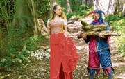 Im Märchentheater «König Drosselbart» wird der kecke «Fidibus» von der verwöhnten Prinzessin zum Arbeiten eingespannt. (Bild: PD)
