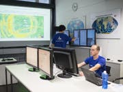 Der Schweizerische Erdbebendienst hat innert zwei Tagen im Wallis nördlich von Sitten über 100 spürbare Erdbeben registriert. (Bild: Keystone/ENNIO LEANZA)
