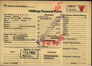 «7.11.44» – handschriftlicher Vermerk des Todesdatums auf der Häftlingskarte. (Bild: PD/Privatarchiv)