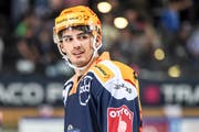 Miro Zryd spielt seit der Saison 2018/19 für den EV Zug. Bild: Daniela Frutiger/Freshfocus (Zug, 22. September 2018)