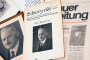 Nachlass Alfred Huggenberger, Kantonsbibliothek Frauenfeld. (Bild: Ralph Ribi)
