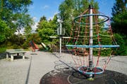 Der bestehende Dorfpark-Spielplatz in Buochs. (Bild: PD)