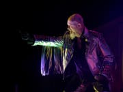 Rob Halford, Sänger der Heavy-Metal-Band Judas Priest wird zusammen mit seinen vier Kollegen Ian Hill, Glenn Tipton, Richie Faulkner und Scott Travis am 7. Juli im Zürcher Hallenstadion auftreten. (Bild: Keystone/APA/APA/HERBERT P. OCZERET)