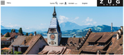 Die Website der Stadt Zug hat einen neuen Auftritt erhalten. (Bild: Screenshot)