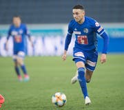 Aussenangreifer Ruben Vargas ist im Sommer 2019 vom FC Luzern zum FC Augsburg in die Bundesliga transferiert worden. (Bild: Boris Bürgisser, Luzerner Zeitung, 10. April 2019)