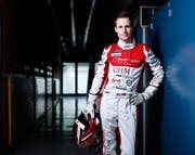 Der Zuger Rennfahrer Philip Ellis, fotografier in der Leichtathletikanlage in Zug. (Bild: Stefan Kaiser, 9. August 2017)
