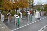 Die neue Unterflurcontainer-Anlage an der Hauptstrasse in Hauptwil. (Bild: Georg Stelzner)