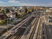 Blick auf den Bahnhof Sursee. (Bild: Pius Amrein, 6. November 2018)