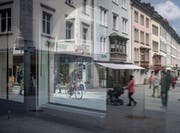 Ein lehrstehender Laden: «Zukunft St.Galler Innenstadt» soll die Gassen beleben. Bild: Benjamin Manser