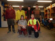 Das Forstteam der Korporationsbürgergemeinde Erstfeld. (Bild: PD)