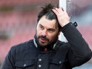 Ciriaco Sforza konnte sich an seiner Wiler Mannschaft nicht erfreuen (Bild: KEYSTONE/LAURENT GILLIERON)