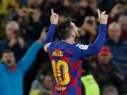 Lionel Messi brilliert im Camp Nou einmal mehr (Bild: KEYSTONE/AP/JOAN MONFORT)