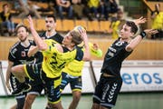 Tobias Wetzel ist mit sechs Treffern St.Otmars bester Torschütze - trotzdem reicht es nicht zum Sieg. (Bild: Michel Canonica)
