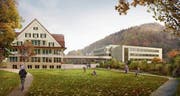 Die Stimmbürger der Schulgemeinde Wattwil-Krinau stimmten dem vorgelegten Sanierungs- und Ausbauprojekts der Schulanlage Risi zu. Visualisierung: PD