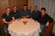Der Vorstand: (von links) Dominique Krapf, Mario Miotto, Präsident Heiri Rhyner, Christian Hildebrand und Sabine Camedda. (Bild: PD)