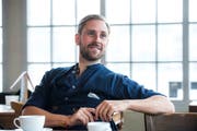 Marco Kunz während des Interviews. (Bild: Dominik Wunderli (Luzern 6. Februar 2019))