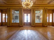 Das Vorfoyer des renovierten Grand Théâtre in Genf ist bereit, die Besucher zu empfangen. Wiedereröffnung ist am 12. Februar 2019. (Bild: GTG / Fabien Bergerat)