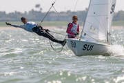 Elliot Schick (links) aus Hallwil und der Hünenberger Achille Casco, hier unterwegs an den Youth Worlds 2018, sind ein grosses Versprechen für die Zukunft. Bild: pd (Corpus Christi/USA, 17. Juli 2018