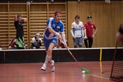 Der Luzerner Lorenz Huber blickt trotz zwei bitterer Niederlagen zuversichtlich den Playoff-Viertelfinals gegen Bülach entgegen. Bild: Manuela Jans-Koch (Meggen, 9. Februar 2019)