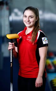 Selina Witschonke (20) aus Sempach. (Bild: Stefan Kaiser, Zug, 7. Februar 2019)