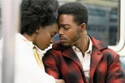 Eine Liebe, seit Kindertagen gewachsen: Tish (Newcomerin Kiki Layne) und Fonny (Stephan James). (Bild: Annapurna Pictures)