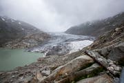Der Gletscher beim Furkapass. (Bild: Manuela Jans, 5. August 2016)