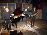 David Sonder (Klavier) und Matteo a Marca (Saxofon) verzauberten das Publikum. (Bild: Kurt Liembd (Stans, 8. Februar 2019))