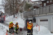 Die ausgerückte Feuerwehr konnte den Brand schnell löschen. (Bild: PD)