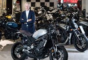 Brachte dem Yamaha-Generalimporteur frischen Wind und gute Zahlen: Pascal Lütolf, CEO Hostettler. (Bild: Eveline Beerkircher Sursee, 26. Oktober 2017)