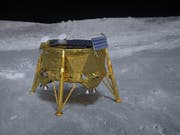 Für die Mondlandfähre des israelischen Unternehmens SpaceIL (im Bild) liefert Ruag eine Halterung. (Bild: Ruag)