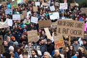 Die Klimademos beschäftigen auch die Ständeräte. (Bild: ky)