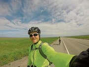 Allein auf weiter Flur auf der Velotour quer durch Amerika. (Bild: PD)