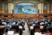 Frauen sind im Nationalrat gemessen am Bevölkerungsanteil untervertreten. (Bild: Anthony Anex/Keystone)