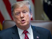 US-Präsident Donald Trump will die Mauer an der Grenze zu Mexiko auf jeden Fall bauen - auch wenn der Kompromiss von Republikanern und Demokraten im Haushaltsstreit dafür viel weniger Geld vorsieht als Trump möchte. (Bild: KEYSTONE/EPA/MICHAEL REYNOLDS)
