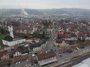Blick vom Bahnhof auf die Altstadt und den Stadtteil Bischofszell Nord. (Bild: Manuel Nagel)