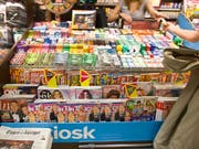 Die Kioskbetreiberin Valora testet kleinformatige Kioske, die rund um die Uhr geöffnet sind. Der Zugang und der Einkauf wird über eine App geregelt. (Bild: KEYSTONE/MARTIN RUETSCHI)
