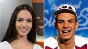 Sollen sich bei einem Videodreh mehr als gut verstanden haben: Jastina Doreen Riederer und Pietro Lombardi. Bilder: Alex Spichale, AP