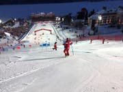 So sah die Piste während des Team Events aus, an dem die Schweiz die Goldmedaille gewann. (Bild: PD)