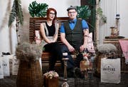 Dominica Worthington und Christoph Utesch machen am Valentinstag in der Altstadthalle nicht etwas für die Verliebten, sondern für die, die es werden wollen. (Bild: Stefan Kaiser (Zug, 12. Februar 2019))