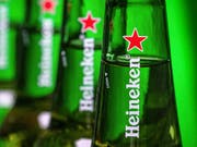 Heineken lässt Anleger an sprudelnden Gewinnen teilhaben. (Bild: KEYSTONE/AP/J. DAVID AKE)