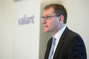 Übernimmt Ende Mai den Chefposten bei Valiant: der heutige CFO Ewald Burgener am Mittwoch in Bern. (Bild: Alex Spichale)
