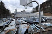 November 2010, eineinhalb Jahre nach dem Unglück: Was von der Halle übrig blieb. (Bild: Ralph Ribi, 10. November 2010)