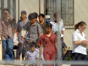 Vietnamesische Flüchtlinge im australischen Migrantenlager auf der Weihnachtsinsel. (Bild: KEYSTONE/EPA AAP/MICK TSIKAS)