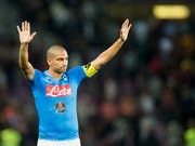 Gökhan Inler war Captain von Napoli (Bild: KEYSTONE/JEAN-CHRISTOPHE BOTT)