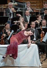 Zerbricht an den «Todsünden»: Delia Mayer. (Bild: Pius Amrein (14. Februar))