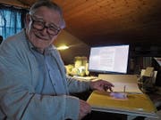 Chronist Rolf Niederer war fünfzig Jahre lang das «Gedächtnis der Gemeinde Lutzenberg». (Bild: Peter Eggenberger)